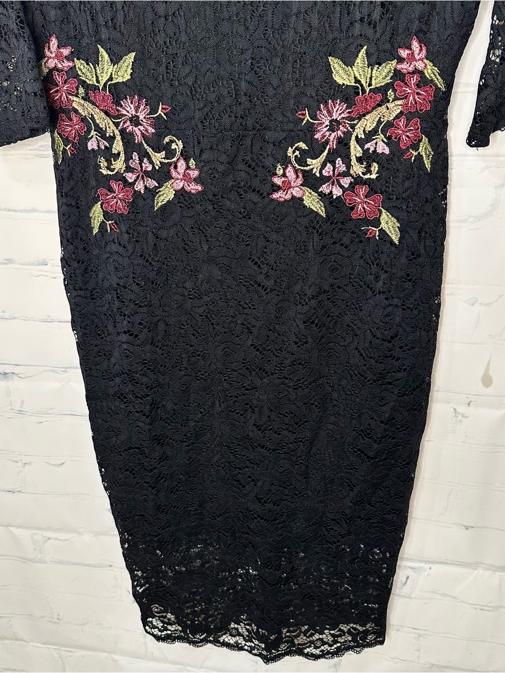 Women’s Thalia Sodi Size Small Black Lace Dress - Picture 3 of 8